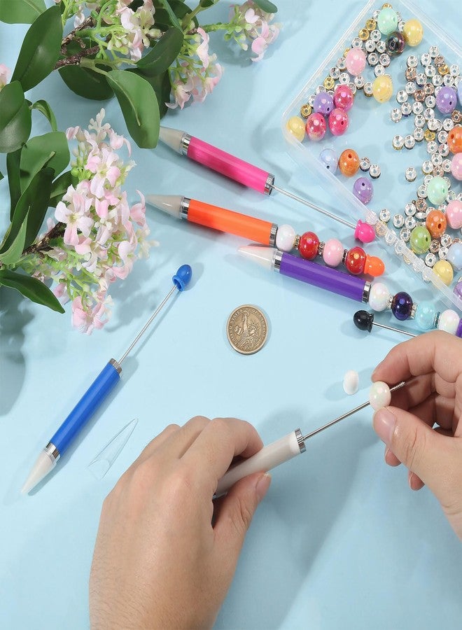 beinkmake 8pcs Rhinestone Picker Dotting Pen Beadable Dotting Pen Set with Fine Metal Tips for Diamond Painting Nail Art and Crafting - Image 3